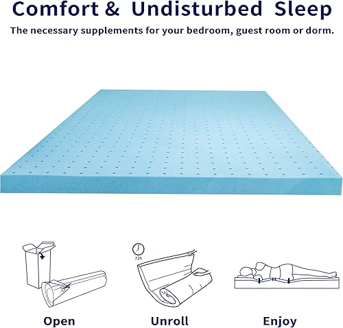 Miniatura 8 de subrtex almohadilla de enfriamiento de espuma viscoelástica de 2pulgadas