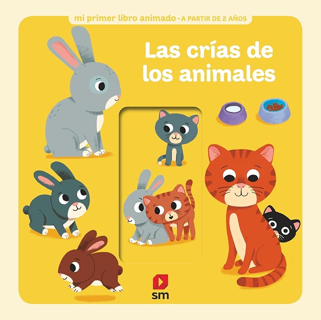 Portada de Mi Primer Libro Animado :las Crias de los Animales