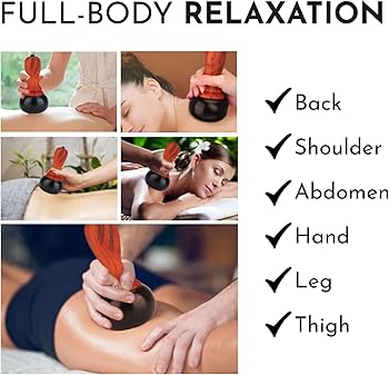 Amazon.com: Electric Hot Stone Massager - Portable Bian Stones Gua