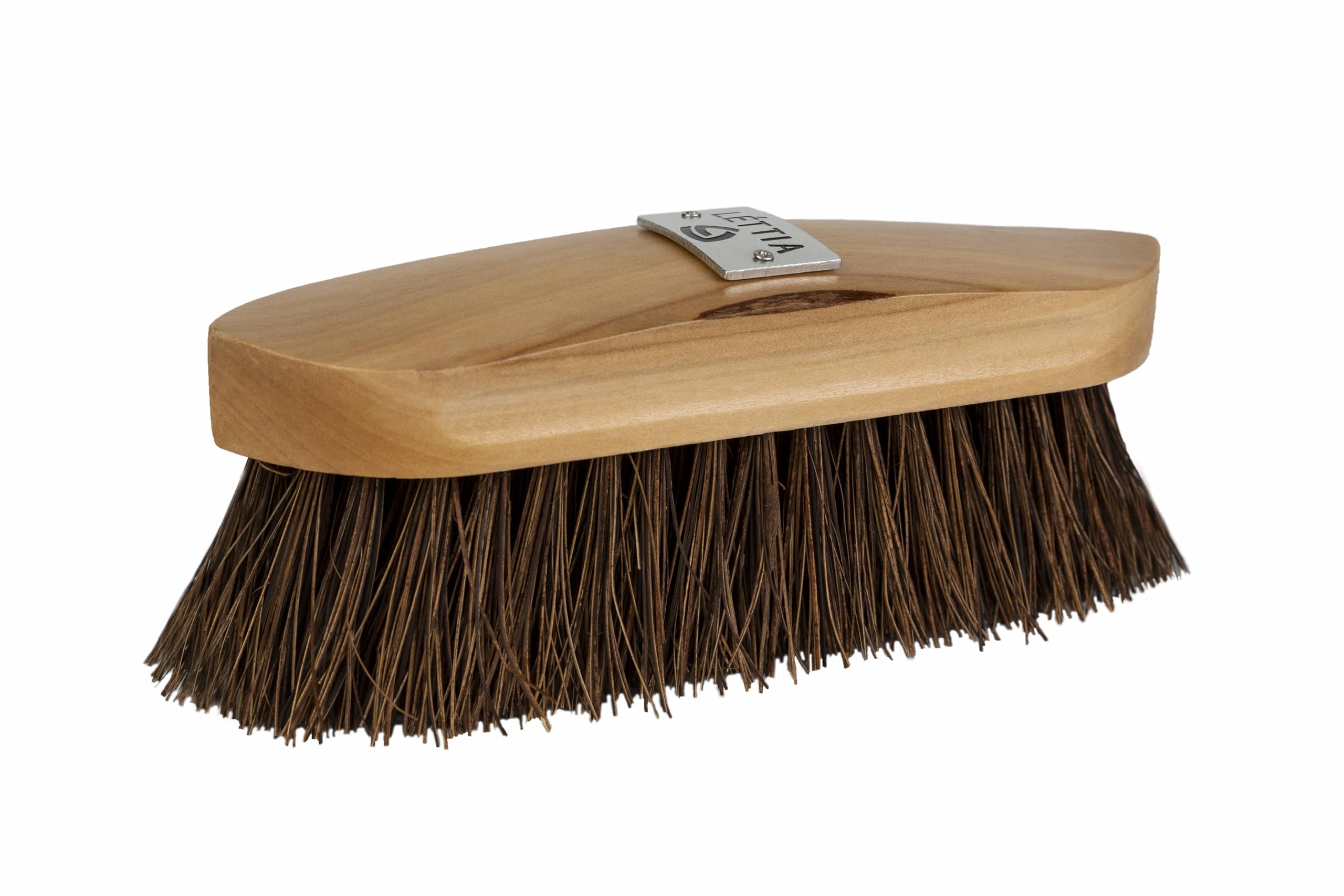 Lettia Tampico Mud Brush with Wood Back