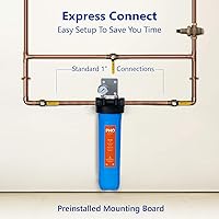 Vista 4 de Express Water WH100SP Anti Scale Whole House Water Filter System, Blue