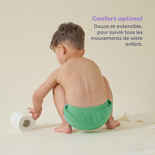 Bambino Mio MEILLEURES Lot de 3, Culotte Apprentissage propreté (BLEU / 18 à 24 mois) Fille Garcon, Coton rembourrées pour bébé Propreté Enfant Doux Lavable - 5