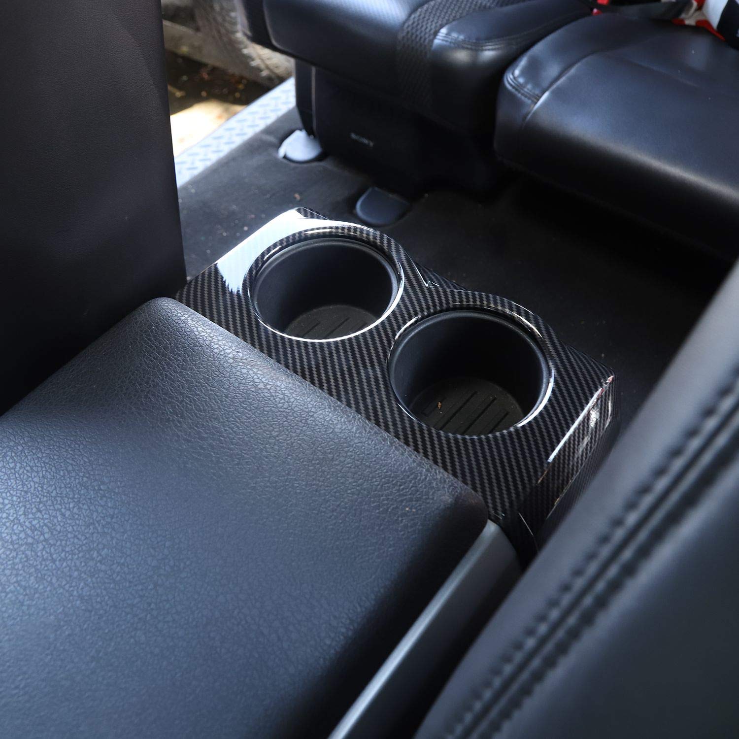 ABS Carbon Fiber Gas Cap Cover For 2009-2014 Ford F150 - Scratch Protector & Style Upgrade