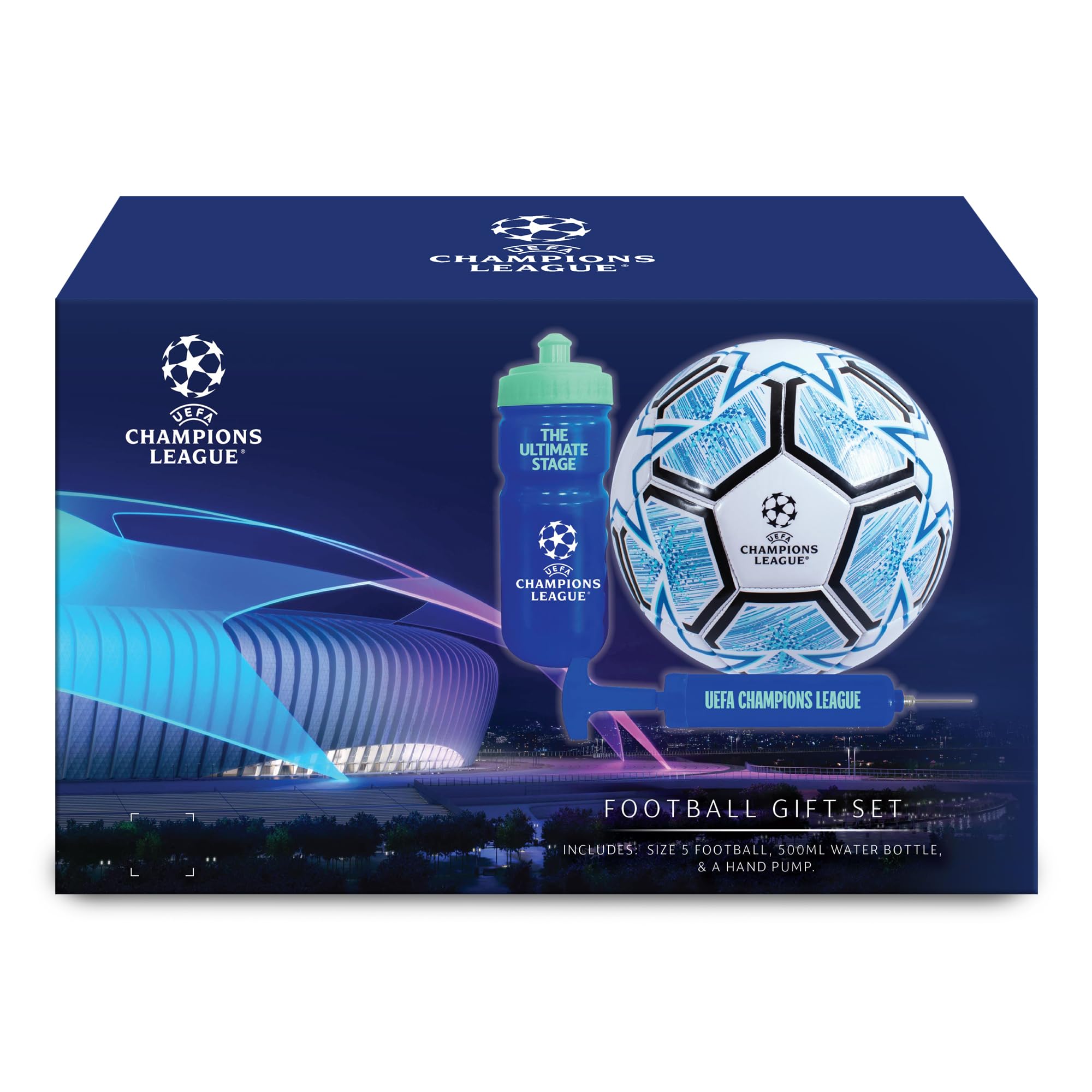 Hy-Pro Officially Licensed UEFA Champions League Football Gift Set