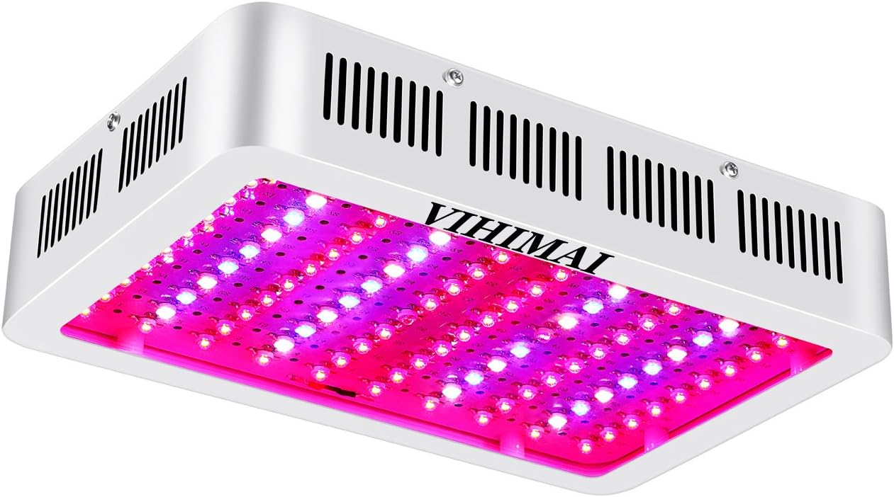 1000W LED Grow Light,Full Spectrum Led Lights with UV&IR for Greenhouse Hydroponic Indoor Plants Veg and Flower (10W LEDs 100pcs)