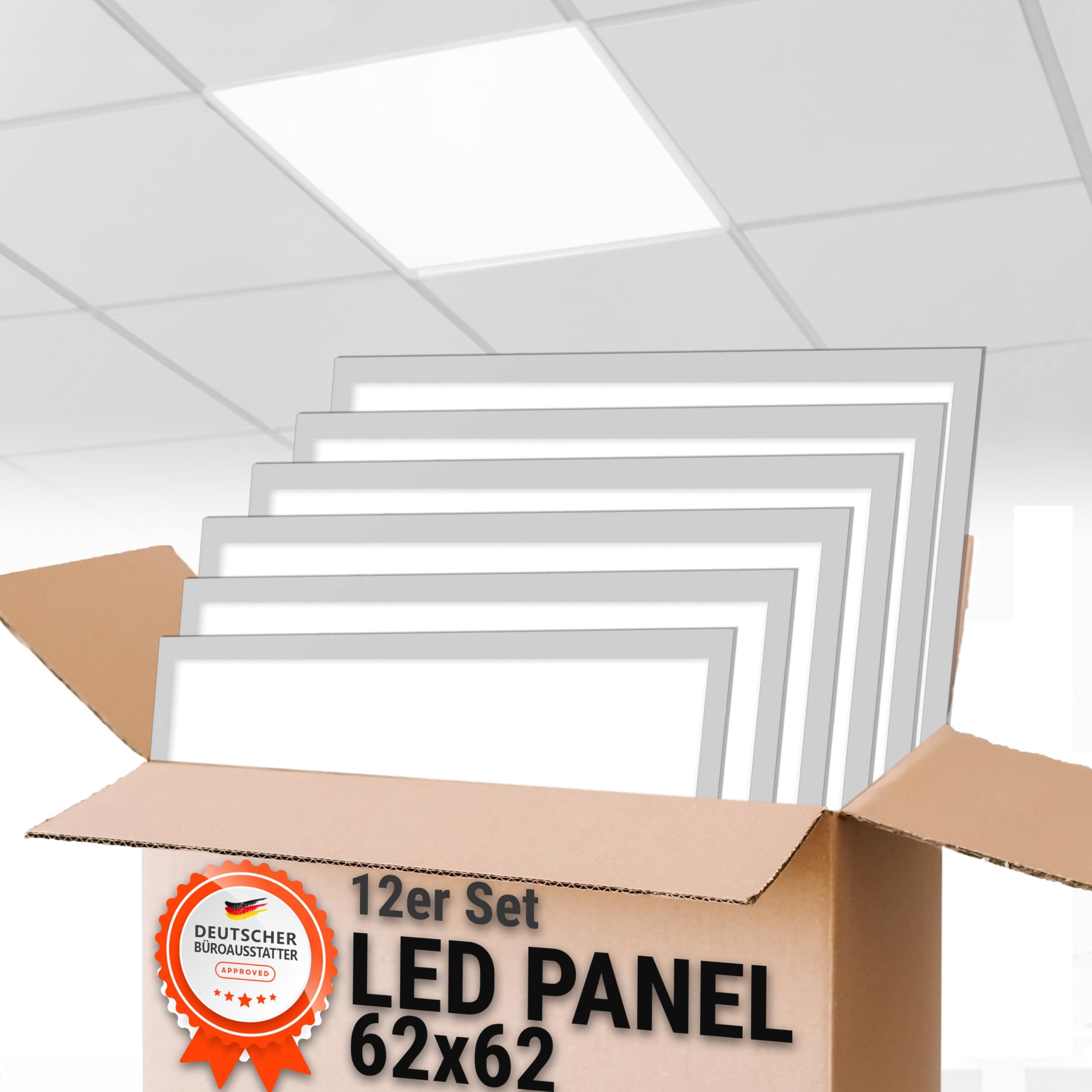 Led Lampen Panel 62x62 Rasterdecke
