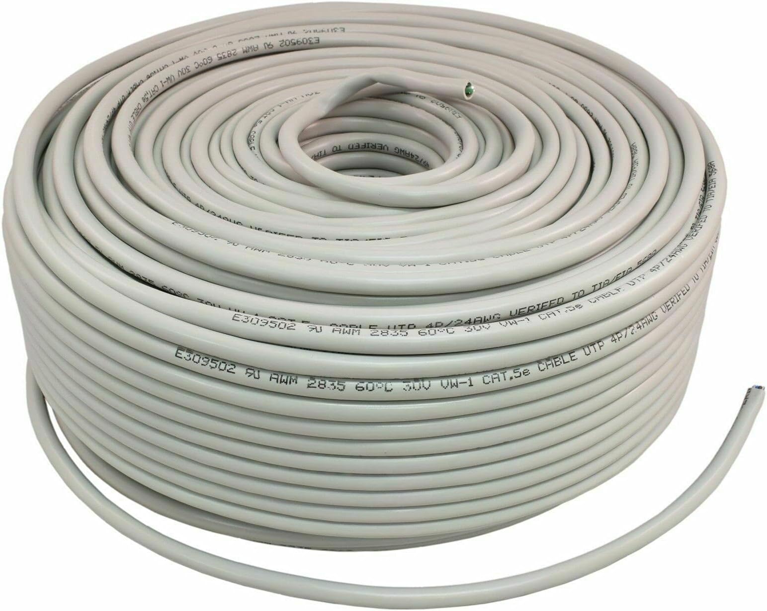 PTCCat5E UTP Cable with Crimping tool and connectors for DSL, LAN, Modem, Networking (100 meters)