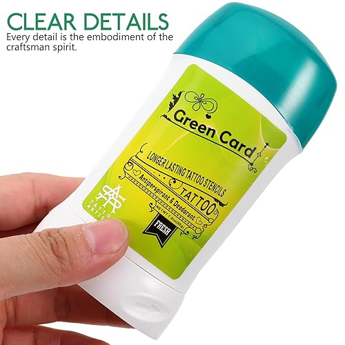 Miniatura 8 de DOITOOL Pasta de transferencia para plantillas, pasta de transferencia de tatuajes, 2 piezas de plantillas de gel de transferencia de tatuajes,