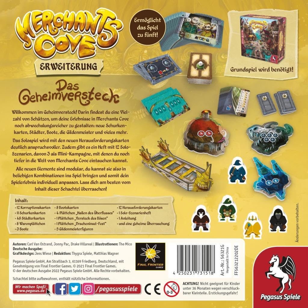 Merchants Cove: Das Geheimversteck Erweiterung (Spiel-Zubehör)