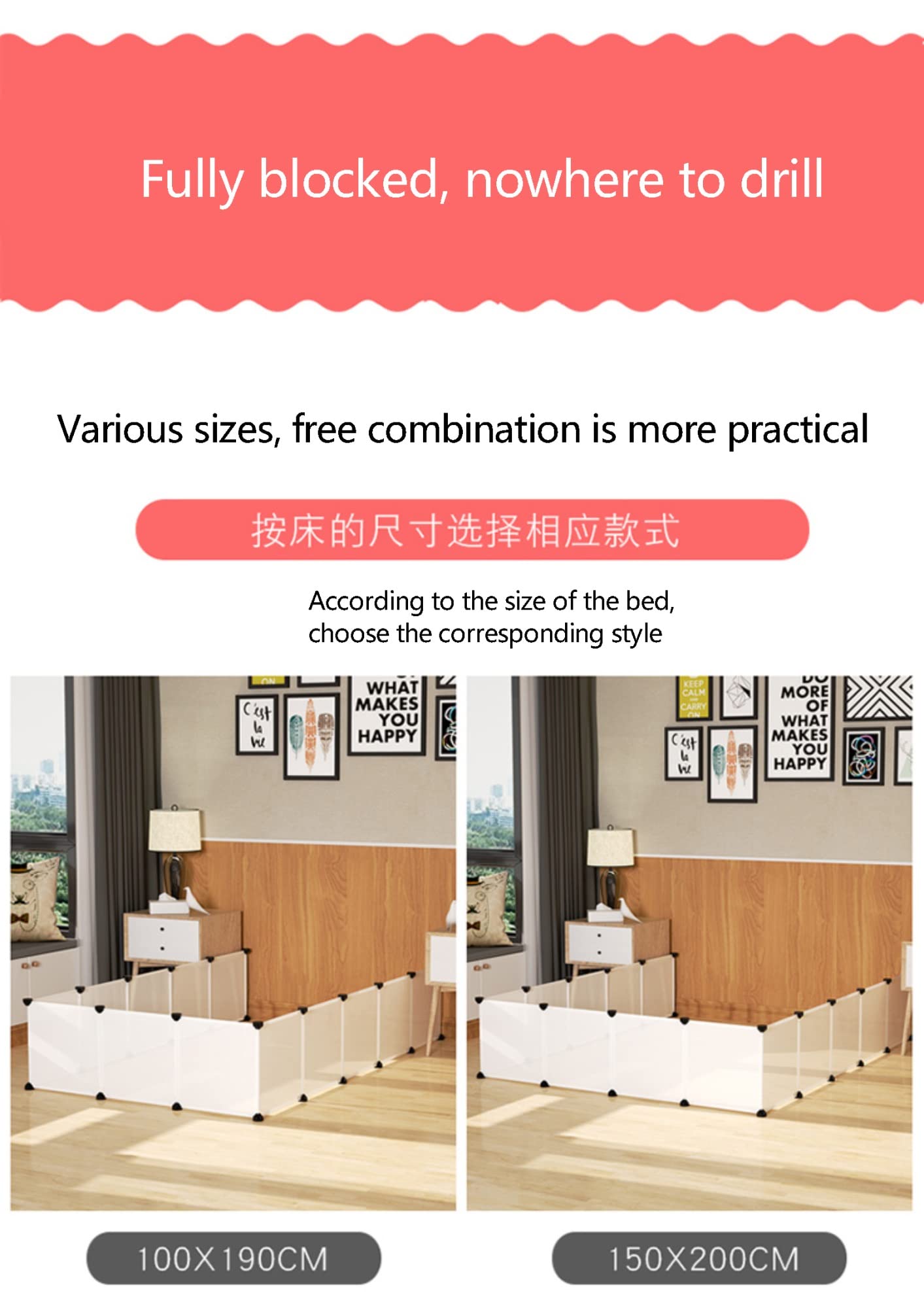 Blocca Giocattoli Sotto Divano - 10 Pezzi In PVC Per Impedire A Oggetti E Animali Di Entrare Sotto Mobili, Bianco - Foto 3