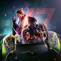 Vista 4 de Hawksbill Nintendo Switch & OLED Compatible Handheld Controller, Plug and Play, Charging, Turbo and Auto Function