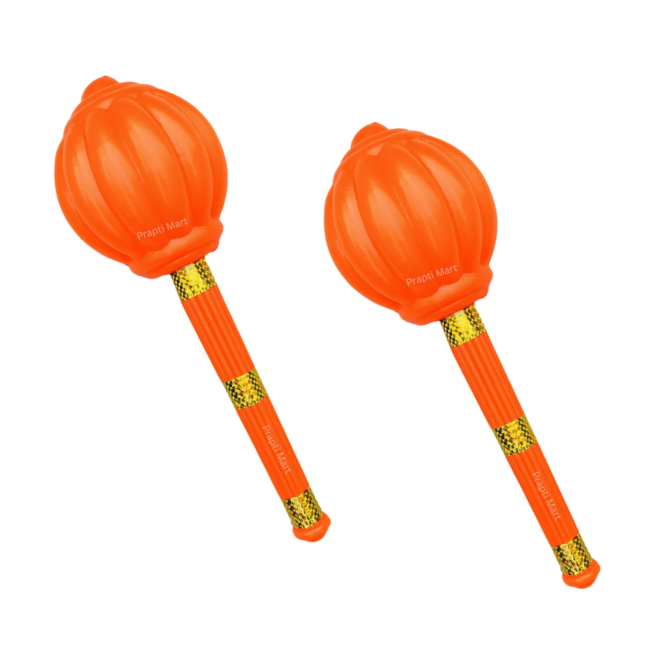 Vidhyapati Plastic Weapon Role Play Toy for Kids | Smooth Edges Activity Toy. (52 CM Gada (Combo - 2 Pcs))