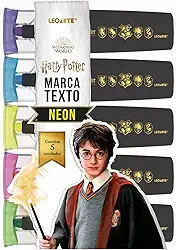 MARCA-TEXTO HARRY POTTER ESTOJO C/ 6 CORES LEOARTE