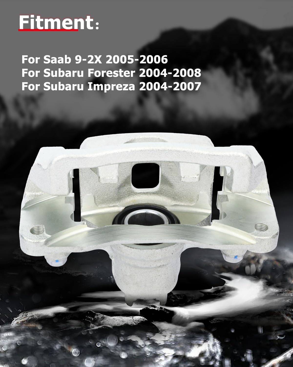 cciyu rear left disc brake caliper w/bracket 19-b2067a for saab for 9-2x 2005-2006,for subaru for forester 2004-2008,for subaru for impreza 2004-2007 rear left[19-b2067a]