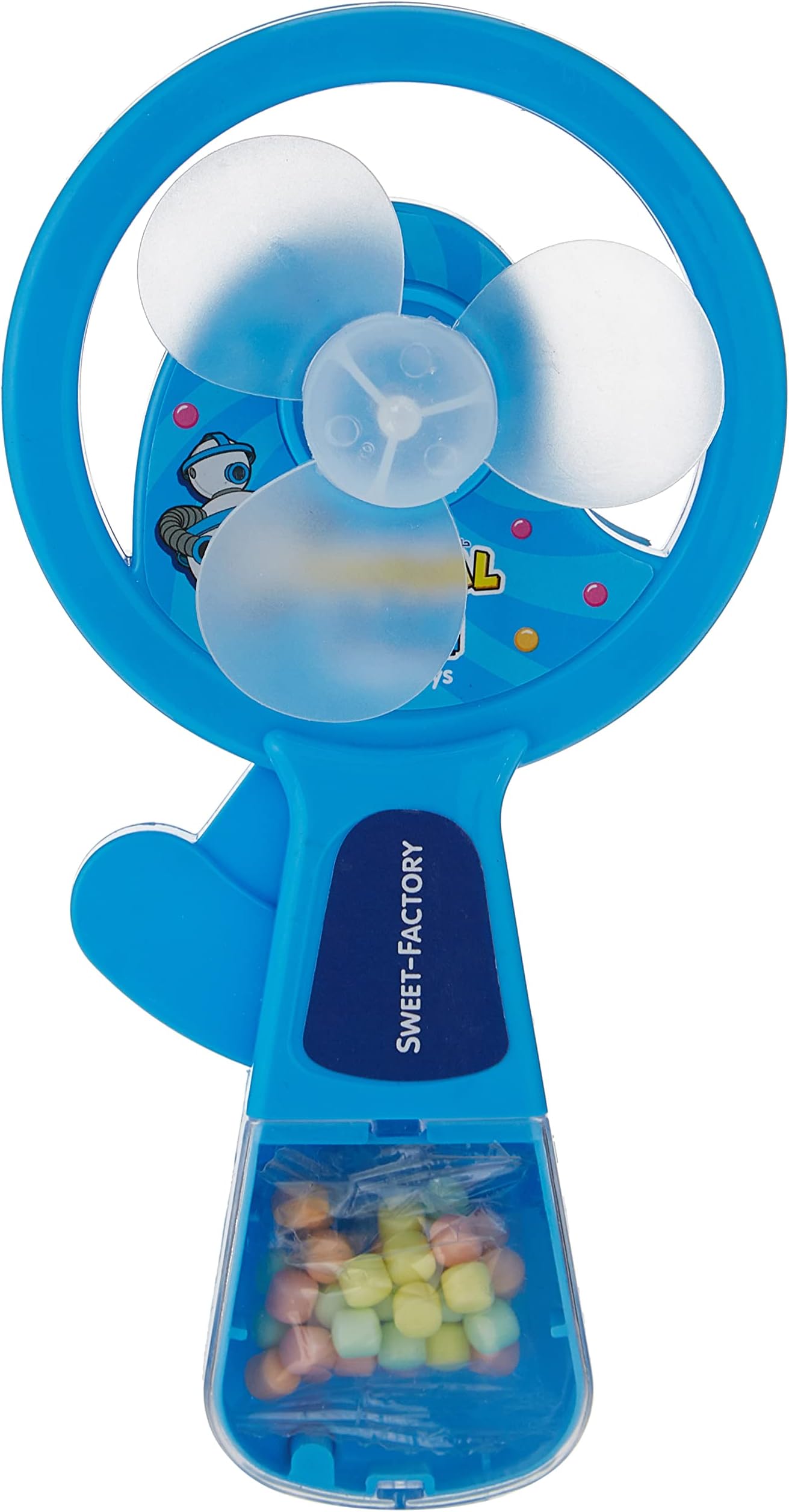 Manual Fan Candy Toys, Assorted Color, 5 gm
