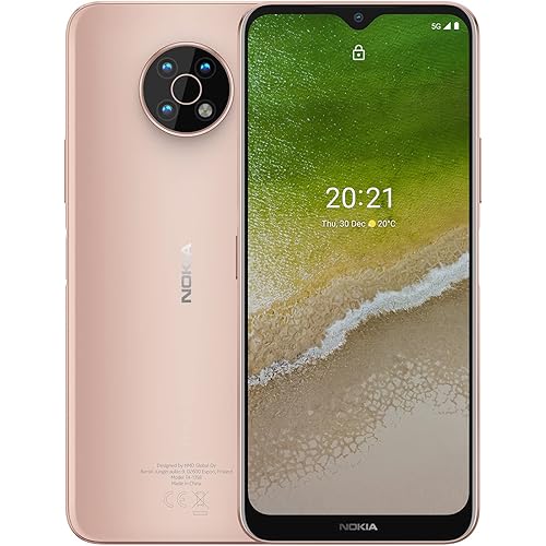 Nokia G50 5G | Android 11 | Unlocked Smartphone | US Version | 4/128GB | 6.82-Inch Screen | 48MP Triple Camera | Sand