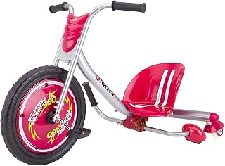 Razor FlashRider 360 Caster Trike for Kids 6+ - Spark Bar, Drifting Wheels, MX Handlebars, Up to 160 lbs