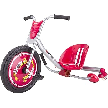 Razor RipRider 360 Caster Trike for Kids Ages 5+ - Lightweight, Rubber Handlebar