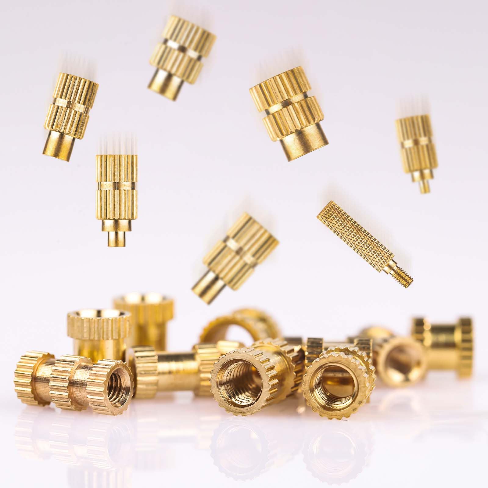 3D Printing Inserts M2 M3 M4 M5 Threaded Inserts Kit - 330 Brass Nuts ...