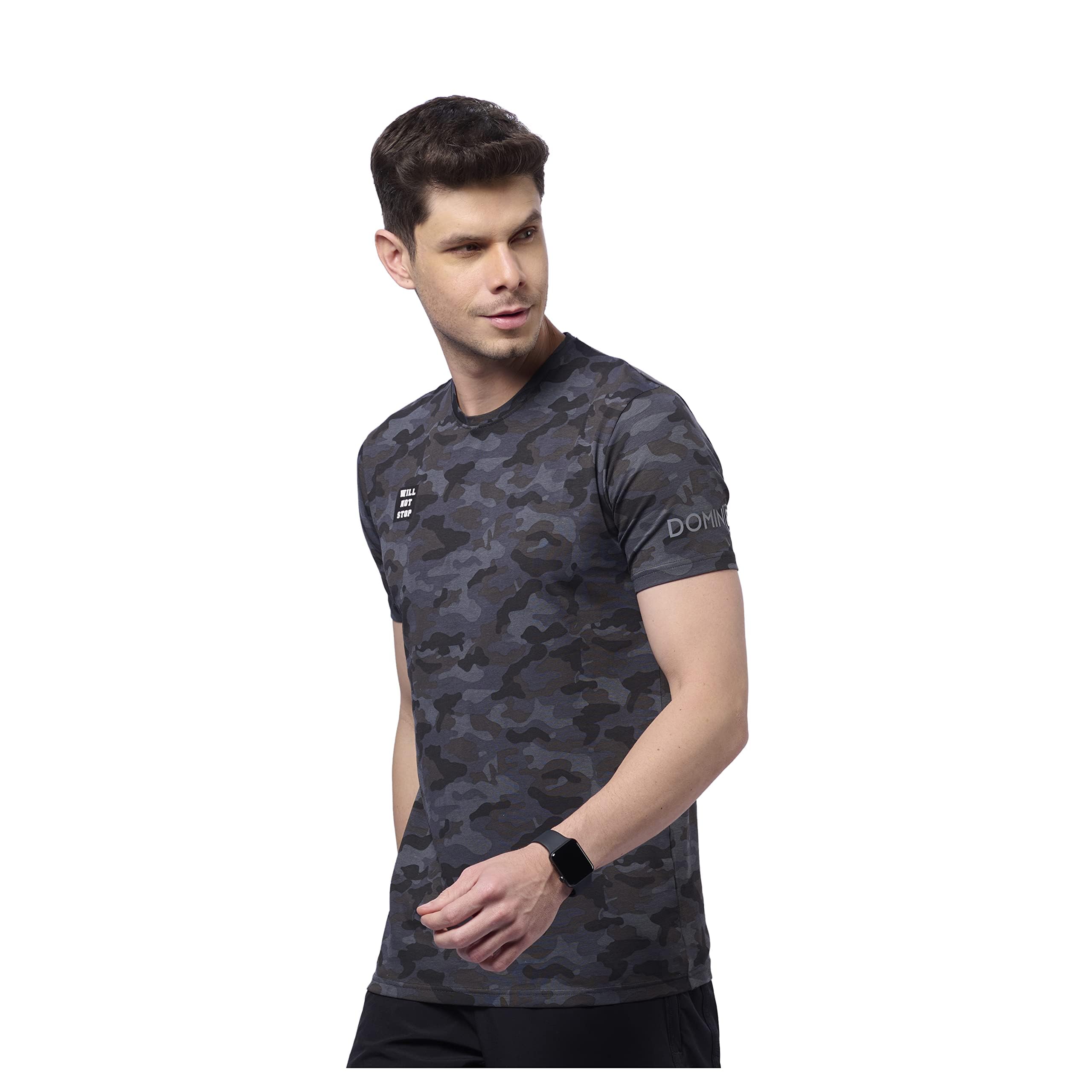 DOMIN8 Men's Camouflage Regular Fit T-Shirt-picture-17