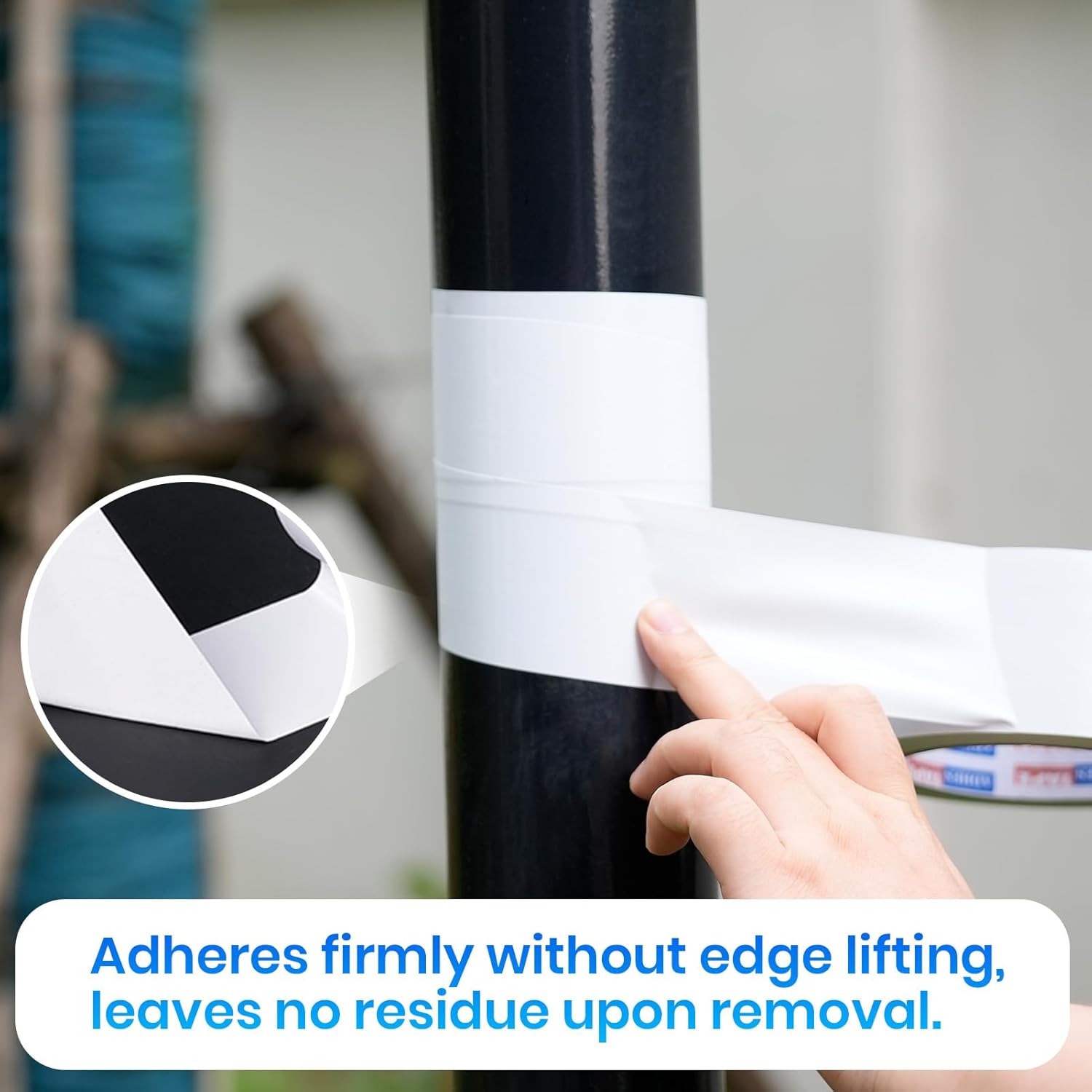 ADHES Corrosion Protection Pipe Tape, PVC Weatherproof Pipe Wrap Tape for Drain Pipe, Metal & Electrical Piping, Underground Pipe, 2 Inch X 36 Yds, 24 Rolls, White