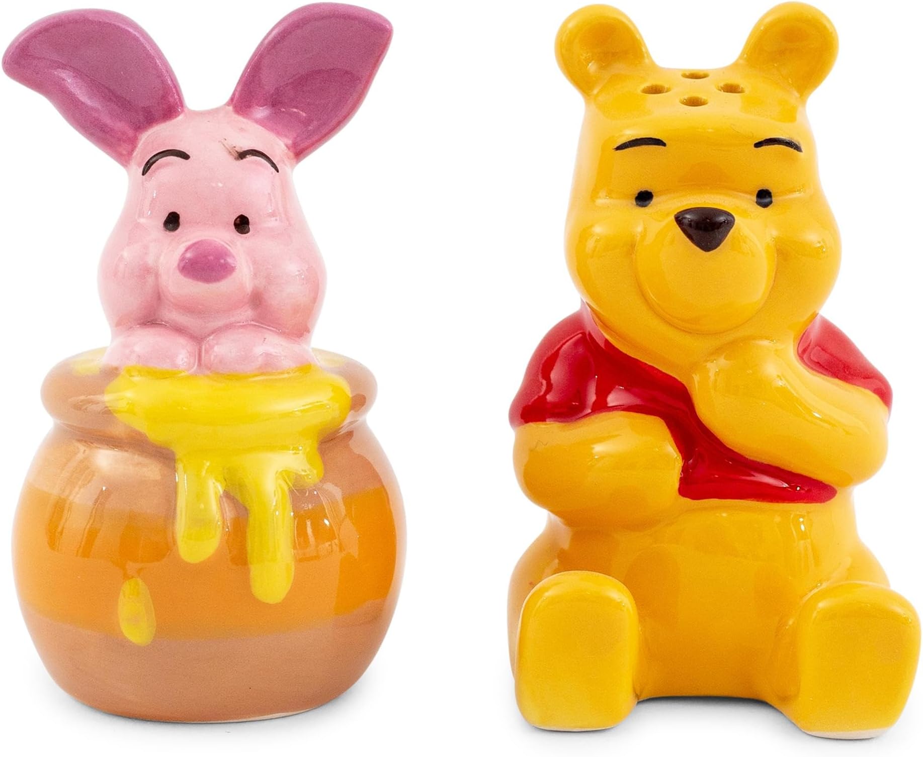 Disney Winnie The Pooh and Piglet Salt and Pepper Shakers | Set of 2