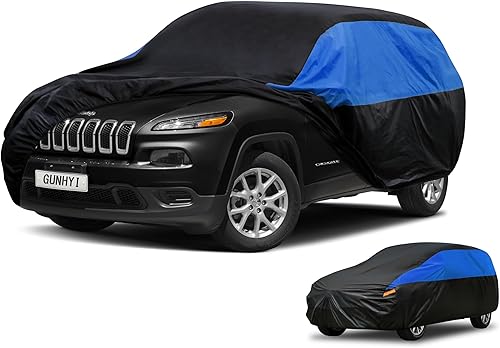 Miniatura 108 de Funda para automóvil Nissan Rogue impermeable para todo tipo de clima, cubierta exterior completa ligera para automóviles, exteriores, sol, UV, 08