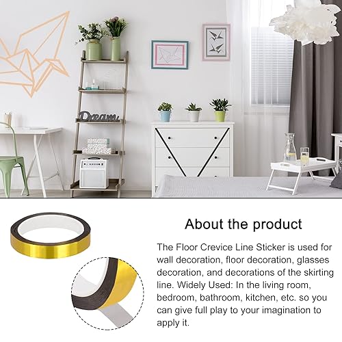 Miniatura 3 de Cinta de película de poliéster metalizado, cinta adhesiva de espejo, para moldura y suministros de arte gráfico - 0.59 pulgadas x 55 yardastono