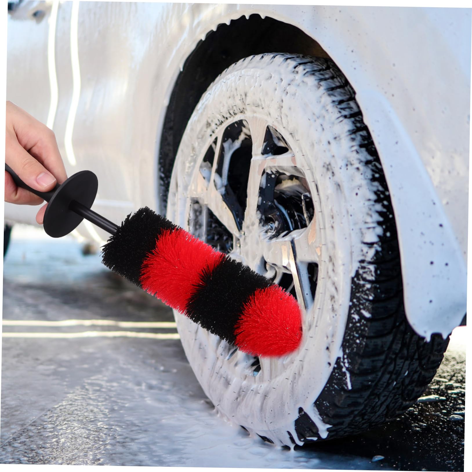 ULTECHNOVO 3ensembles Brosses De Nettoyage pour Brosse De Détail pour Jantes Et Pneus Outils De Lavage Automobile Accessoires De Nettoyage pour Voiture