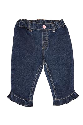 Pantaloons Baby Baby Girl's Regular Fit Jeans (110148394005_Dark Blue