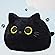 JOCCIK Cats Black Soft Stuffed Toy Pillow Plush Doll Christmas Birthday Party Gift
