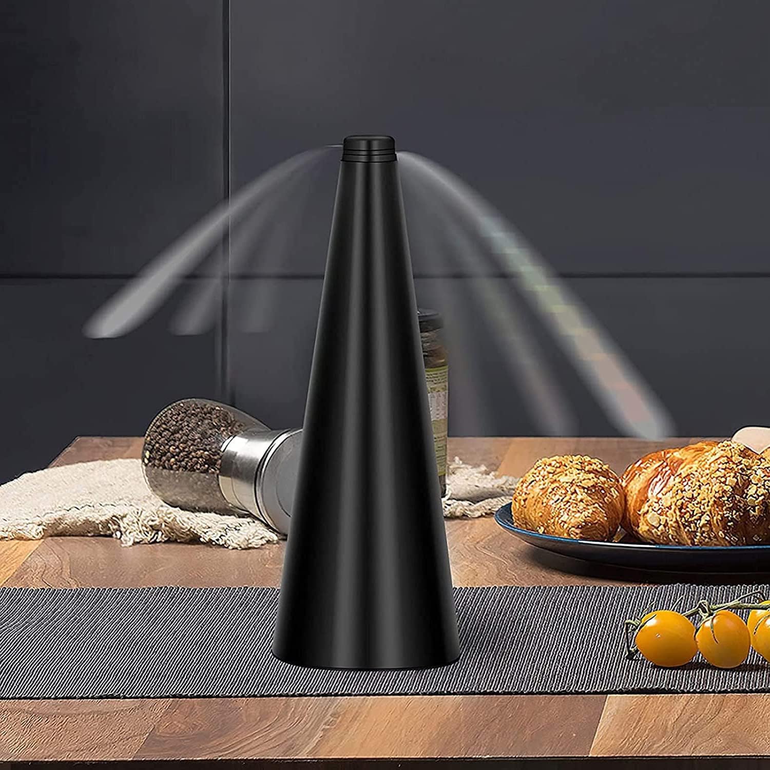 3 Ventilateur Anti Mouche, Electrique Chasse Mouche de Table, Repousse Anti Moustique pour Éloigner Les Insectes de La Nourriture, pour Maison Dîner, Pique-Nique Exterieur/Interieur