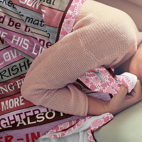 Miniatura 5 de XALAZY Manta de regalos para nuera de 60 x 50 pulgadas, regalos para nuera, mejores ideas de regalo de cumpleaños para nuera, manta para nuera