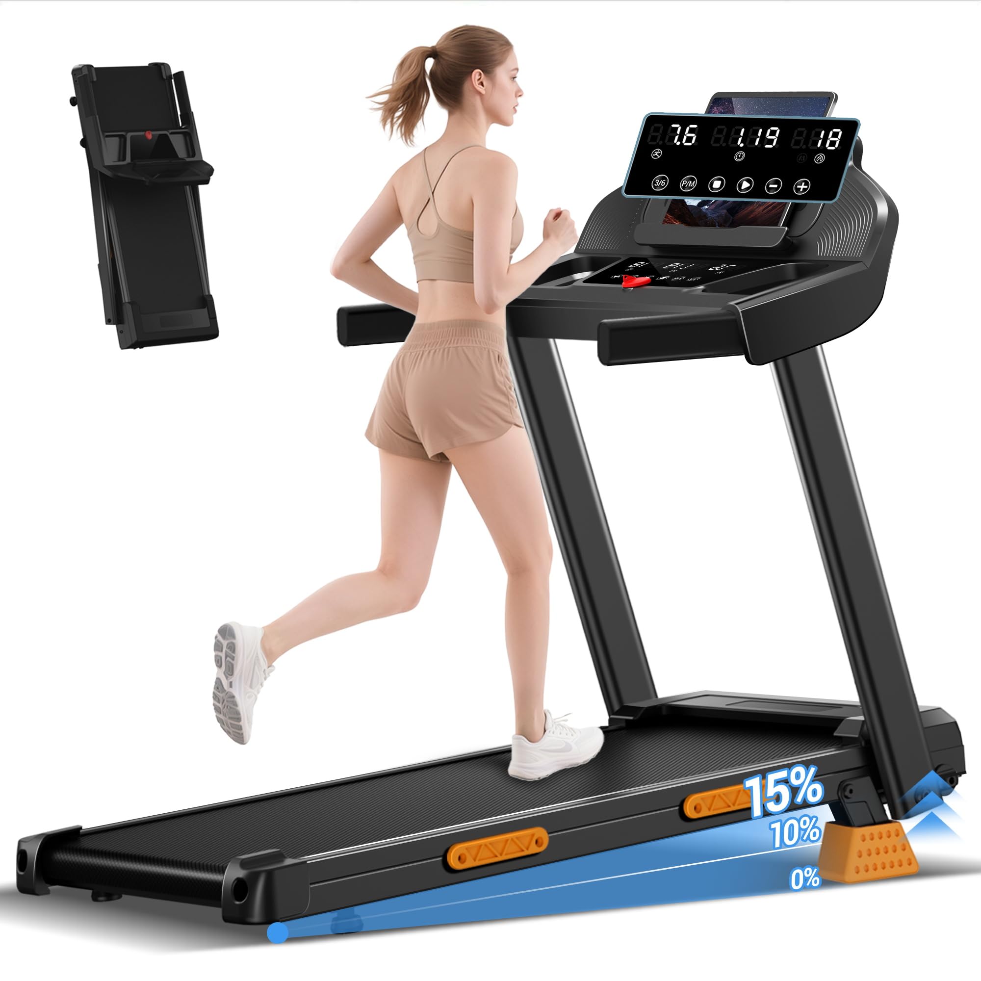 CURSOR FITNESS 15% Incline Treadmills