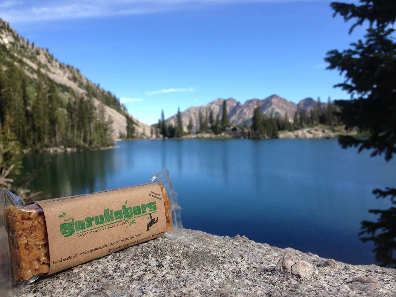 Garuka Bars Energy Bar - Handmade with with Raw Honey - 100% Recyclable Packaging - 30 Pack