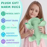 Axolotl Plush Toy, Stuffed Axolotl Plush, 10.8" Cute Doll Stuffed Toy Gifts for Boys Girls. (Green)
