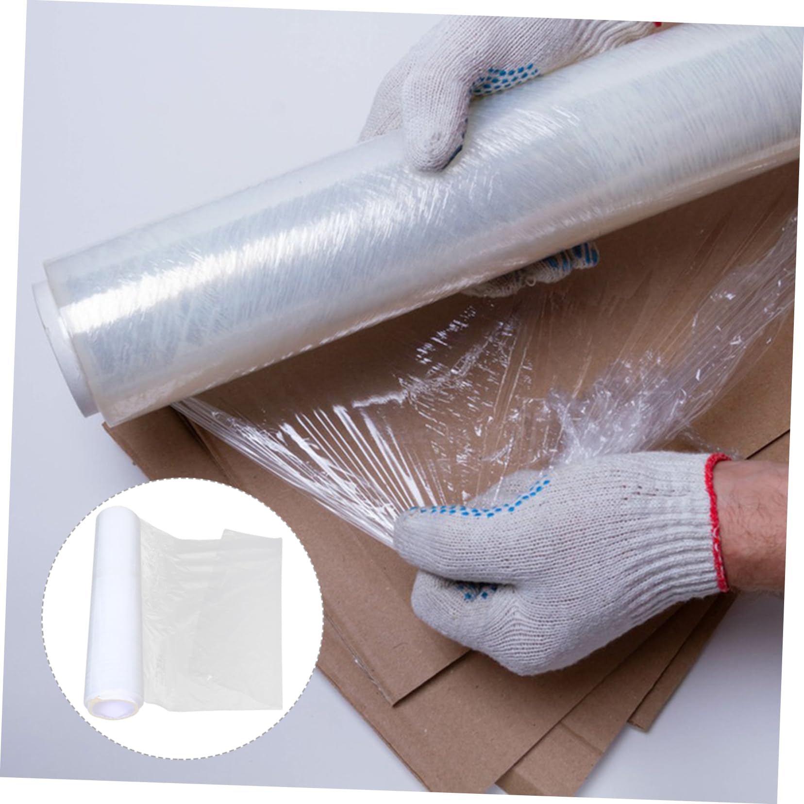 Estirable Transparente para Embalaje Industrial Film de Protección para Mudanzas y Envío Película Autoadhesiva de Resistencia