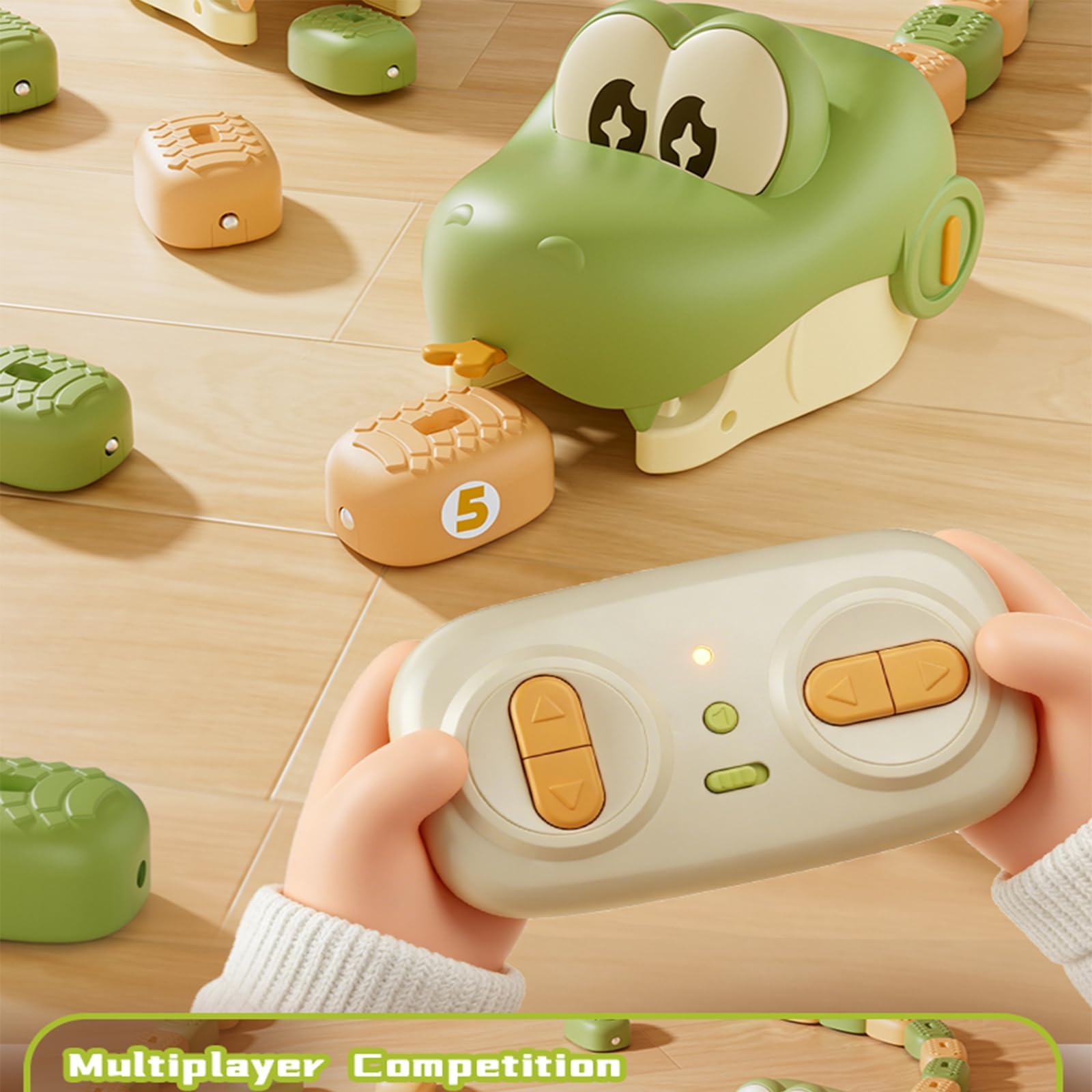 Gioco di serpente gourmet, battaglie di serpenti telecomandati, giocattolo RC ricaricabile senza fili con musica, regalo al coperto per ragazzi e ragazze