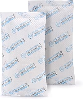 Silica Gel Packets, 20 Gram 15 Packs Dessicant Packets for Storage, Pure and Safe Silica Gel Desiccant Packs, Humidity Packs