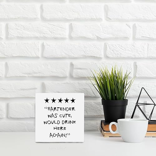 Miniatura 9 de Letrero de madera con texto en inglés You are My Cup of Tea Box para decoración de escritorio romántica para el hogar, cocina, estante de cocina,