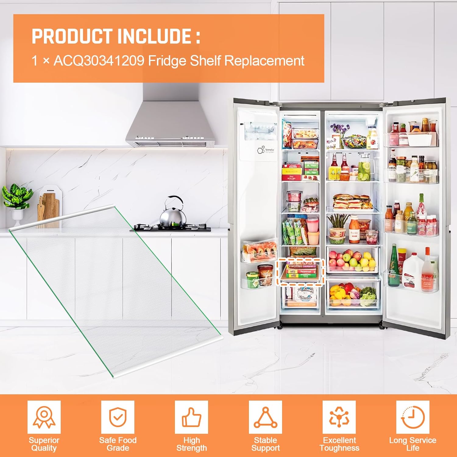 LG Refrigerator Shelf Replacement: A Clear View of Quality