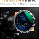 K&F CONCEPT 67mm Variable ND Filter ND2-32 & CPL Polarising True Color - 6
