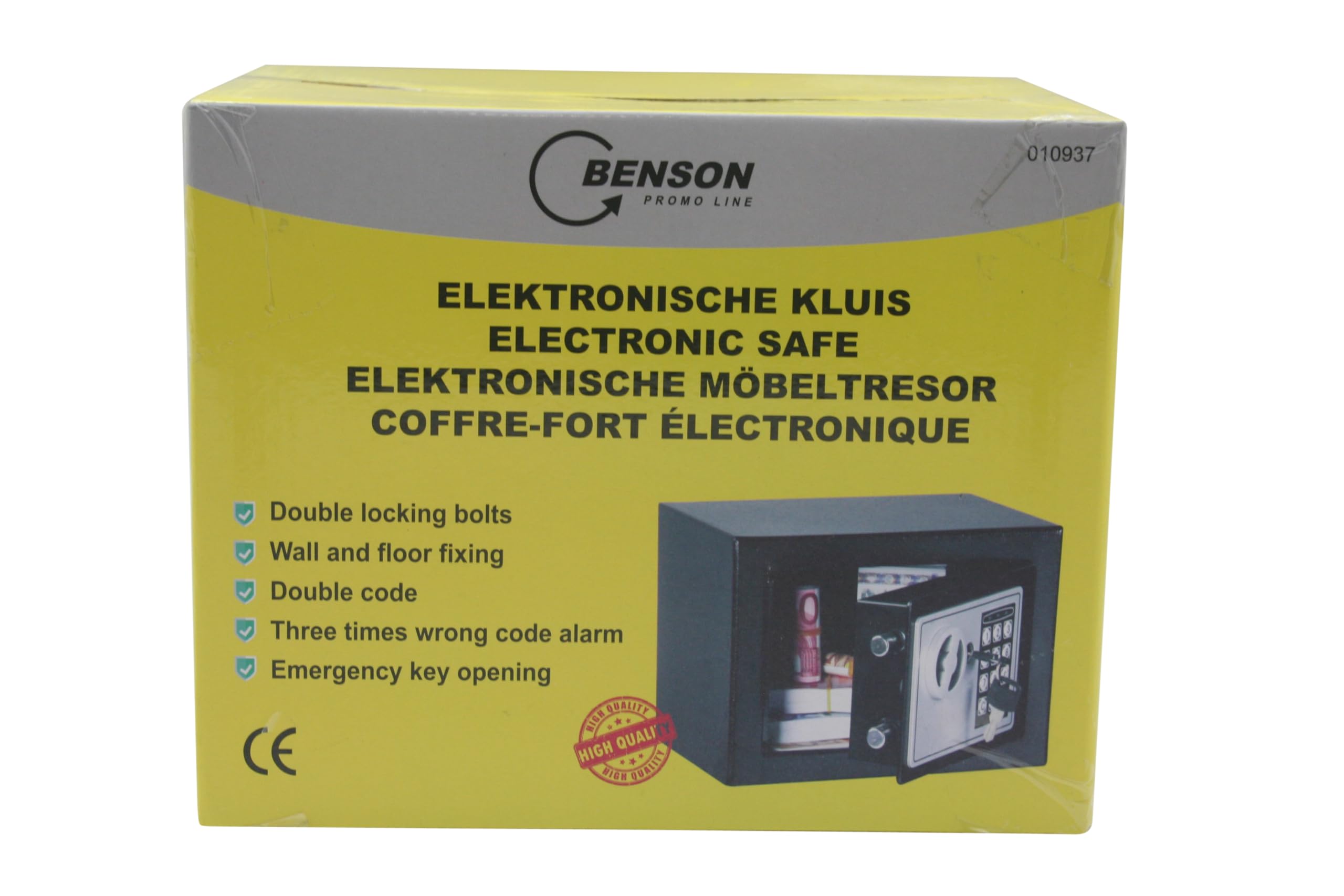 Coffre-fort électronique en acier