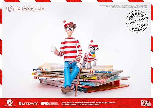 Miniatura 6 de ¿Dónde está Waldo? - Figura de acción Waldo escala 1/12 (versión Deluxe), 5Pro Studio MEGAHERO Series