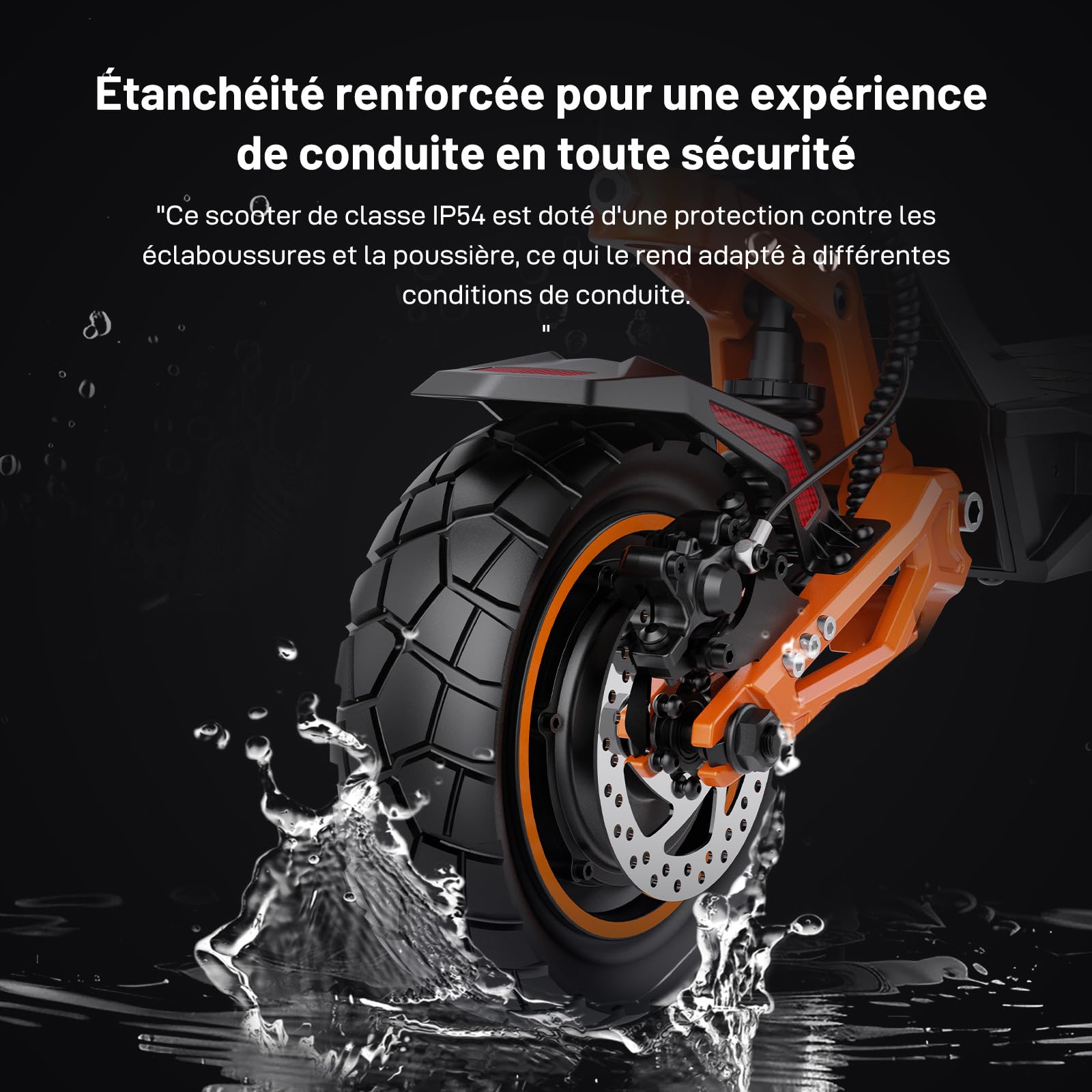RCB D7 Max Trottinette Électrique Adulte,Moteur 3600W piek（1800W x2）