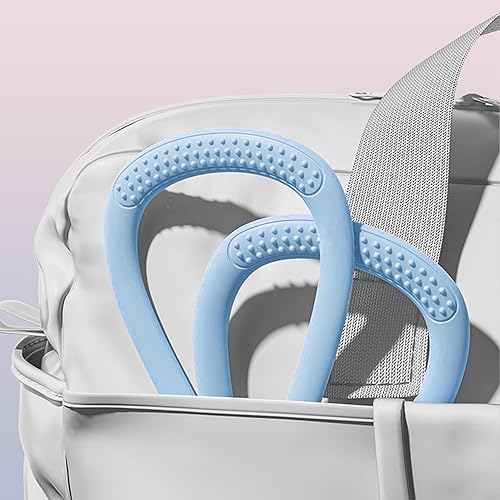 Miniatura 6 de Bandas de resistencia luminosas, bandas de ejercicio de 8 formas, con asas para brazos, espalda, estiramiento de hombros, bandas de resistencia para