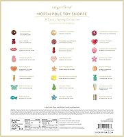 Vista 5 de Sugarfina 2025 Tienda de juguetes del Polo Norte Calendario de adviento de caramelos