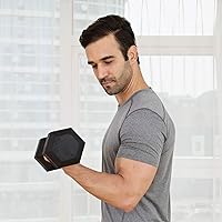 Vista 7 de JFIT Rubber Hex Dumbbell