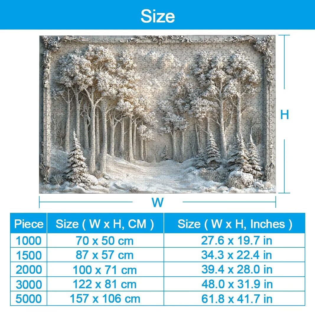 Puzzle Foresta, Puzzle 1000 Pezzi per Adulti, Regalo Donna/Uomo -2529