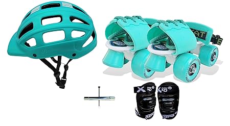 Jaspo Toddlers Baby Kids Junior Eco Adjustable Roller Skates Combo (Suitable for Age Group Up to 5 Years)